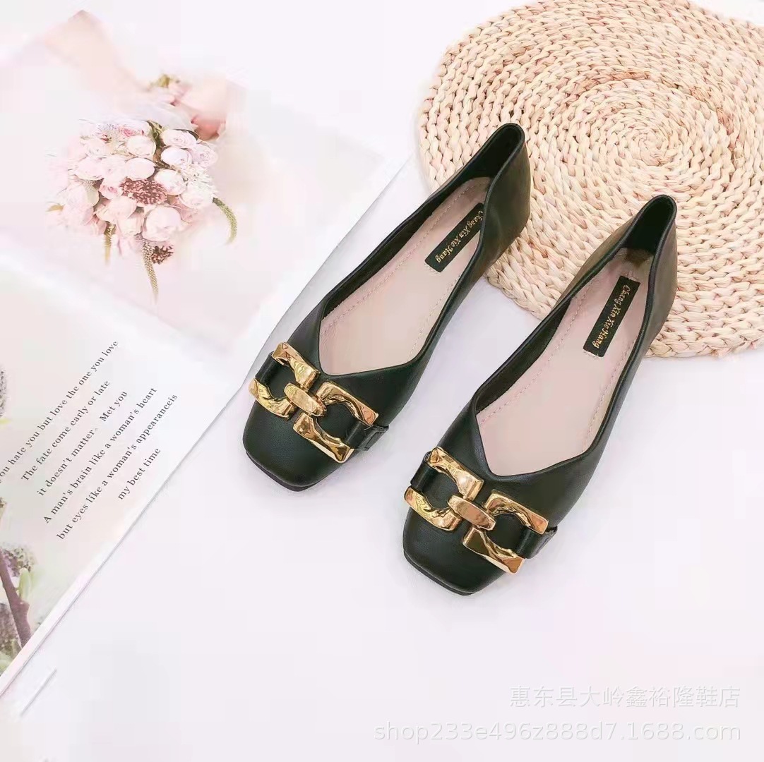 2022 New Internet Celebrity Flat Bottom Soft Leather Sharp Head Cover Bag Shoes Shallow Mouth Single Women's Shoes 2022 New Internet Celebrity Flat Bottom Soft Leather Sharp Head Cover Bag Shoes Shallow Mouth Single Women's Shoes