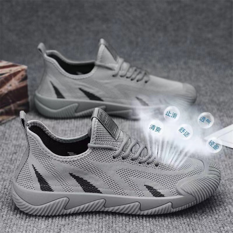 Cross border Flyknit Men's Shoes Breathable Casual Shoes Men's New Sports Shoes Versatile Running Soft Bottom Flyknit Foreign Trade Men's Shoes Cross border Flyknit Men's Shoes Breathable Casual Shoes Men's New Sports Shoes Versatile Running Soft Bottom Flyknit Foreign Trade Men's Shoes