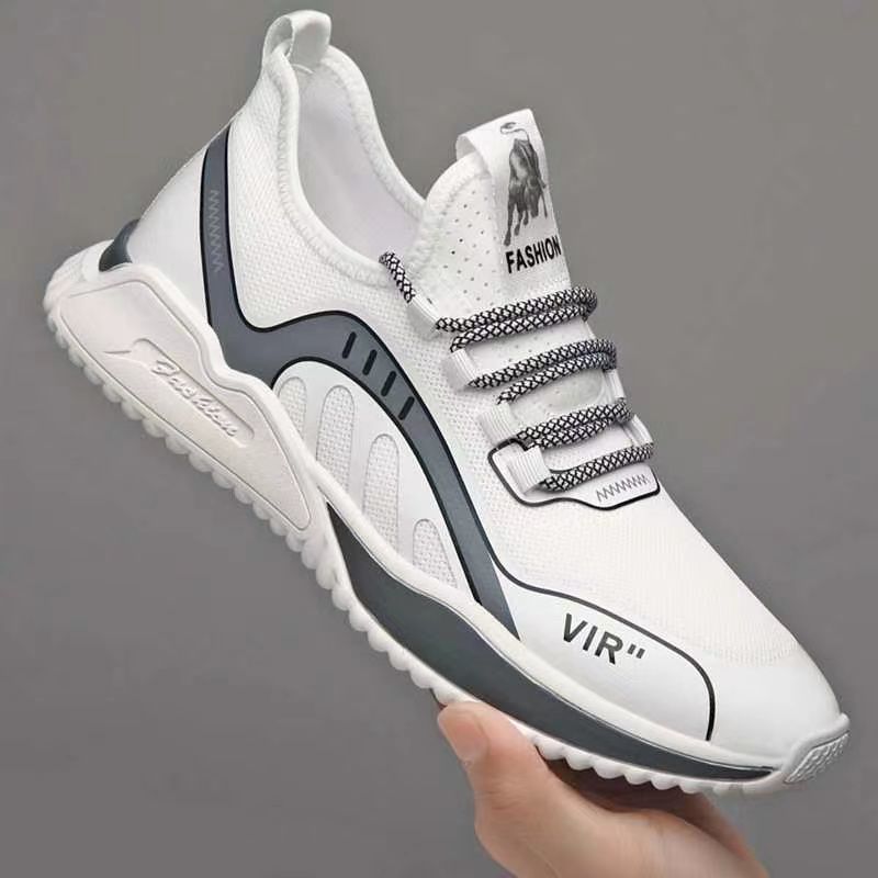 Spring and Autumn 2023 Cross border Large Men's Shoes Korean Edition Trendy Casual Shoes Men's Sports Running Shoes Breathable and Comfortable