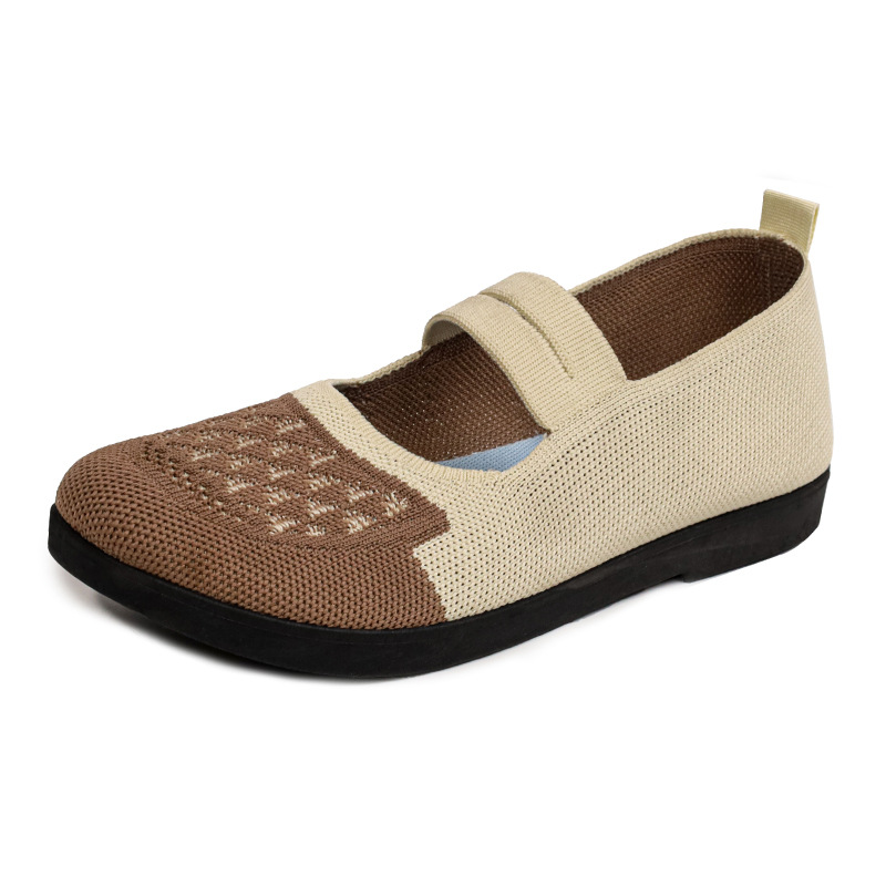 Summer new middle-aged and elderly mesh shoes breathable fly woven mother shoes soft sole comfortable casual cloth shoes for children Summer new middle-aged and elderly mesh shoes breathable fly woven mother shoes soft sole comfortable casual cloth shoes for children