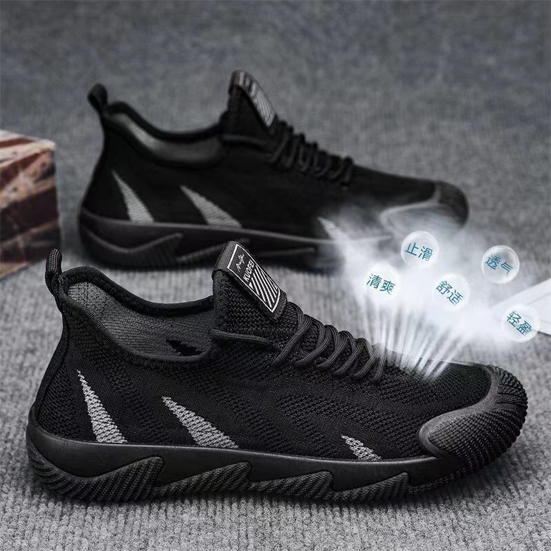 Cross border Flyknit Men's Shoes Breathable Casual Shoes Men's New Sports Shoes Versatile Running Soft Bottom Flyknit Foreign Trade Men's Shoes Cross border Flyknit Men's Shoes Breathable Casual Shoes Men's New Sports Shoes Versatile Running Soft Bottom Flyknit Foreign Trade Men's Shoes