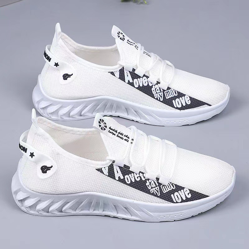 2023 Spring Shoes Men's Casual Korean Edition Sports Running Shoes Cloth Shoes Dad Shoes Men's Trendy Shoes