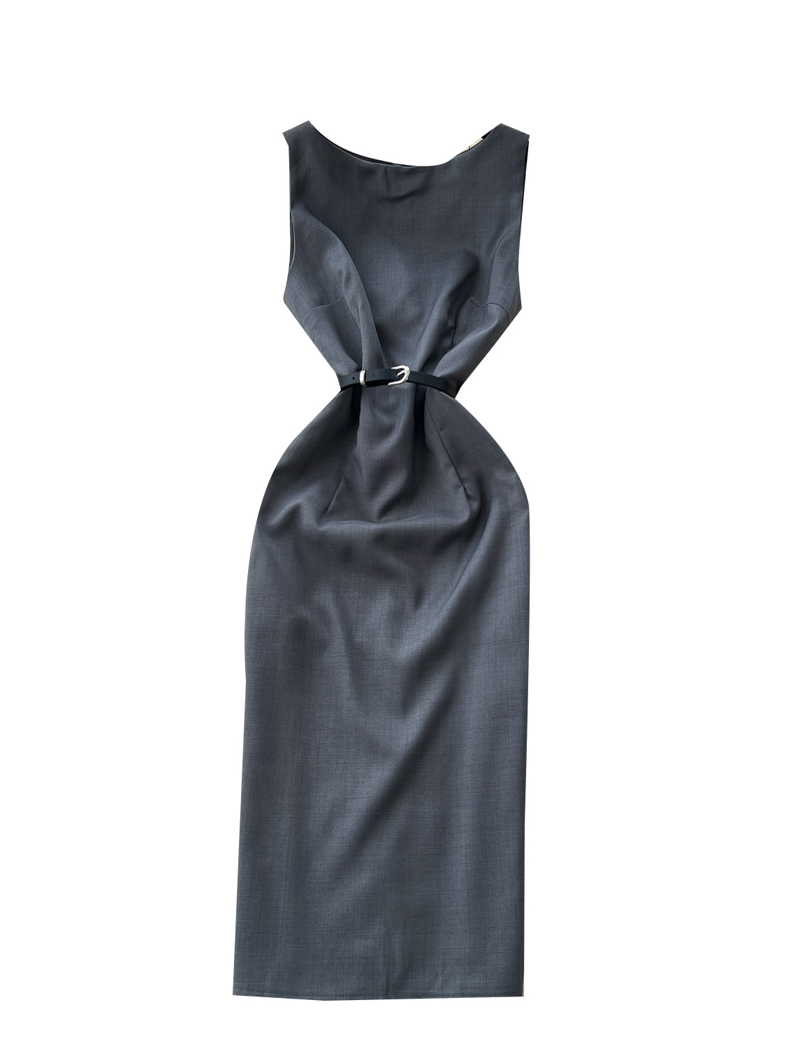 Commuting career light and mature style dress for women in the summer of 2025, with a high-end feel, tied waist, sleeveless, slim fit, and long skirt for ladies Commuting career light and mature style dress for women in the summer of 2025, with a high-end feel, tied waist, sleeveless, slim fit, and long skirt for ladies