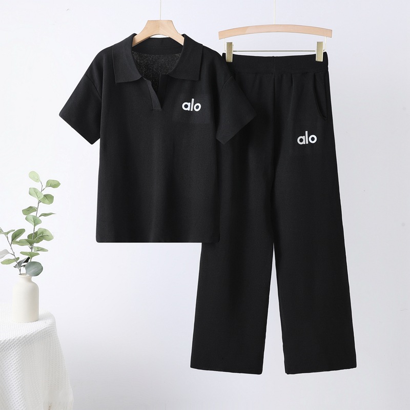 Cross border 2025 New Explosive Old Money Minimalist Knitted Casual Bottom Top Pants Set for Women Cross border 2025 New Explosive Old Money Minimalist Knitted Casual Bottom Top Pants Set for Women