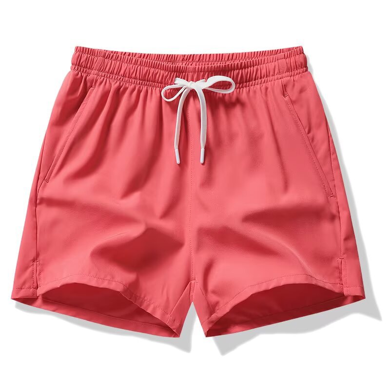 Short shorts, quick drying, oversized, loose fit, breathable zipper, Korean printed, foreign trade running ice silk five quarter pants Short shorts, quick drying, oversized, loose fit, breathable zipper, Korean printed, foreign trade running ice silk five quarter pants