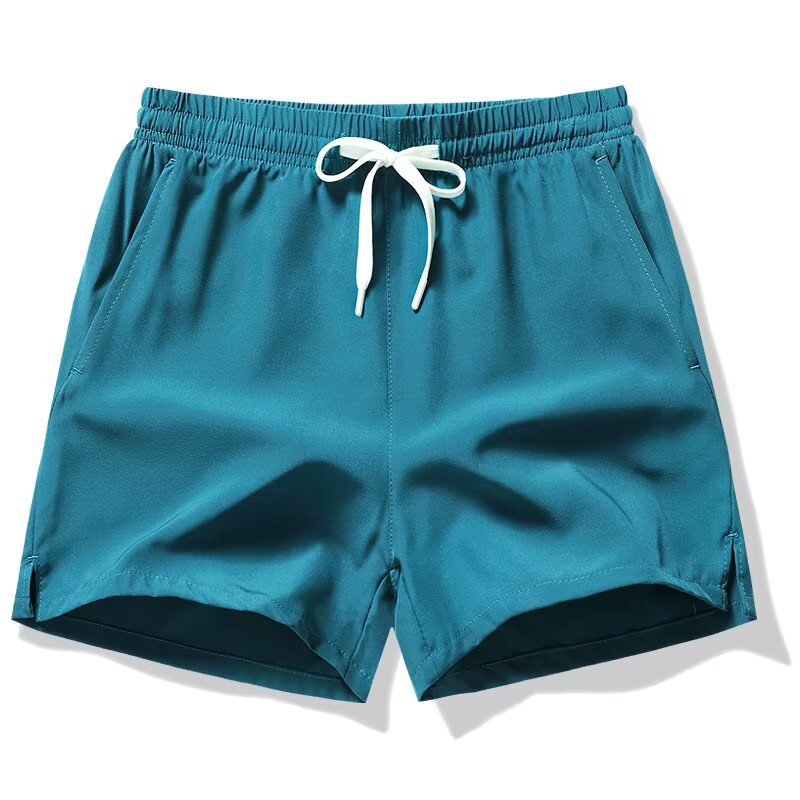 Short shorts, quick drying, oversized, loose fit, breathable zipper, Korean printed, foreign trade running ice silk five quarter pants Short shorts, quick drying, oversized, loose fit, breathable zipper, Korean printed, foreign trade running ice silk five quarter pants