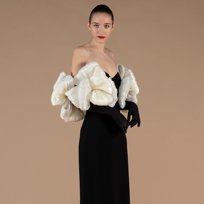 European and American women's socialite style new hip bandage dress with elegant and fashionable temperament, spliced one shoulder dress