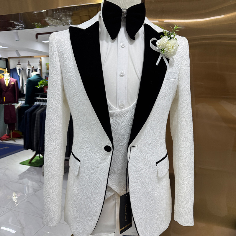 Man suit cross-border foreign trade plus size men's wedding casual suit 3-piece suit wedding dress