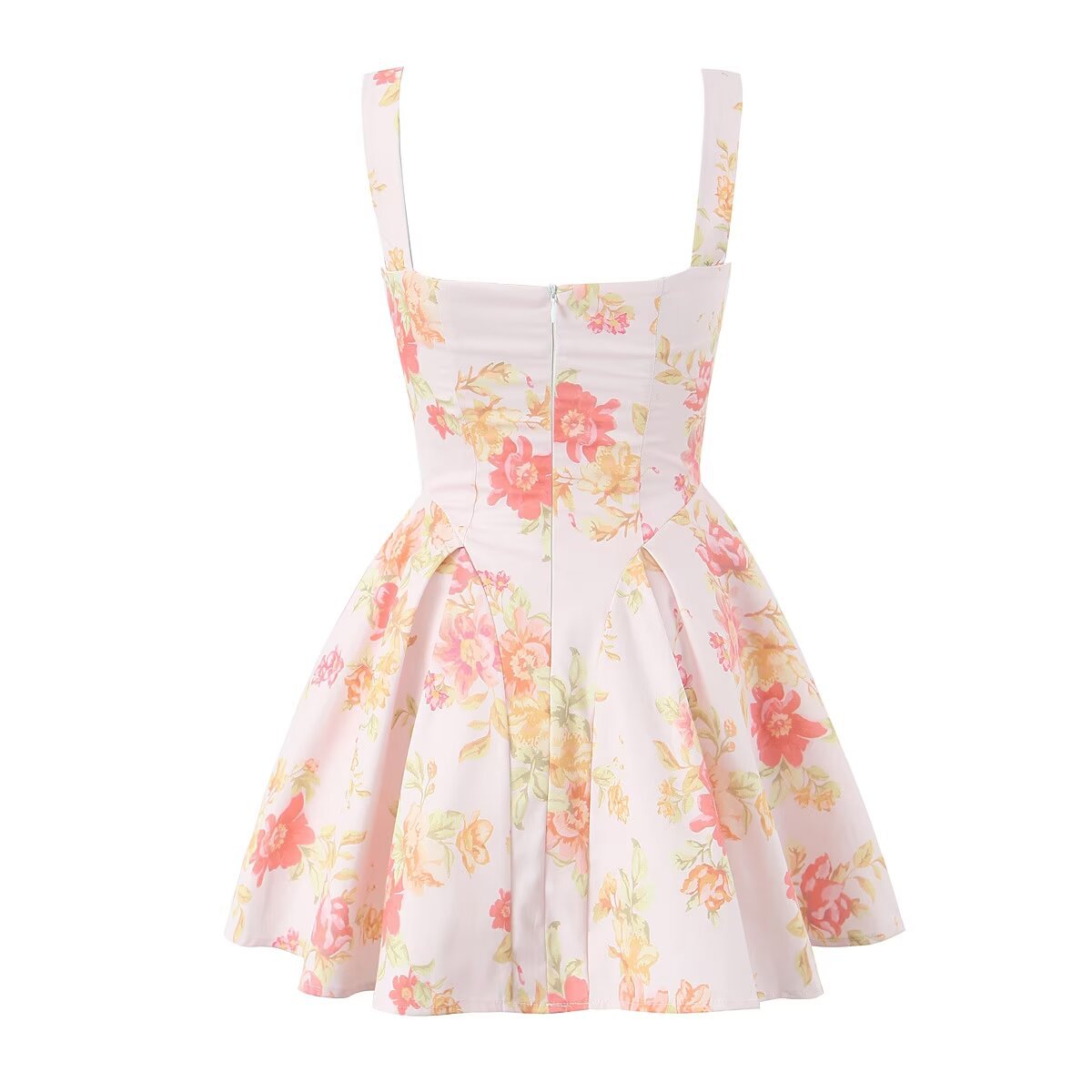 Foreign Trade 2024 Autumn New Women's Clothing European and American Style Printed Slimming Strap Dress Foreign Trade 2024 Autumn New Women's Clothing European and American Style Printed Slimming Strap Dress