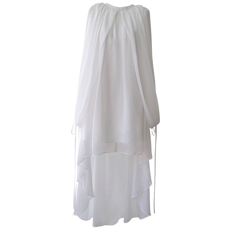 Spring and summer new French style princess white dress, fairy like slimming and elegant mid length skirt 69112 Spring and summer new French style princess white dress, fairy like slimming and elegant mid length skirt 69112