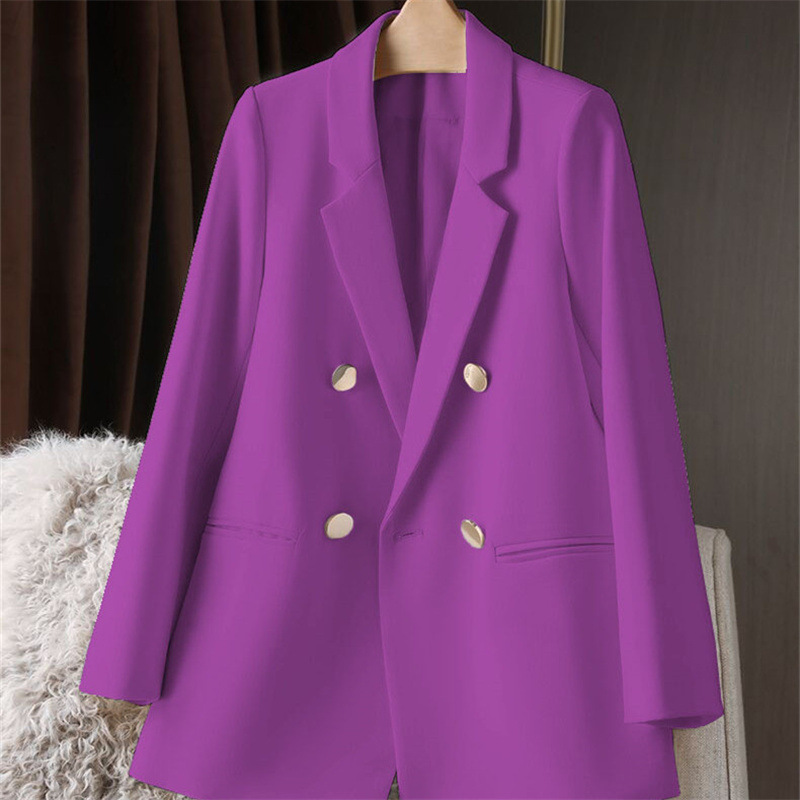 White suit jacket for women, Spring and Autumn 2025 new item, petite Spring and Autumn suit jacket, temperament Korean version casual women White suit jacket for women, Spring and Autumn 2025 new item, petite Spring and Autumn suit jacket, temperament Korean version casual women