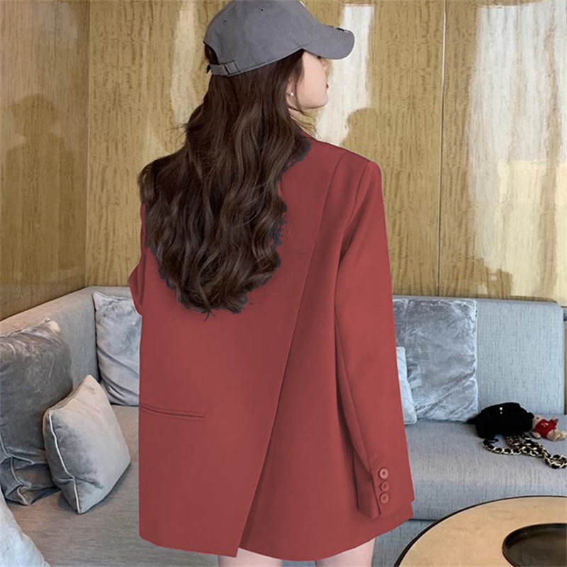 Grey suit jacket for women in Spring and Autumn 2025, new style for spring, high-end and casual, small and short Korean style design suit Grey suit jacket for women in Spring and Autumn 2025, new style for spring, high-end and casual, small and short Korean style design suit