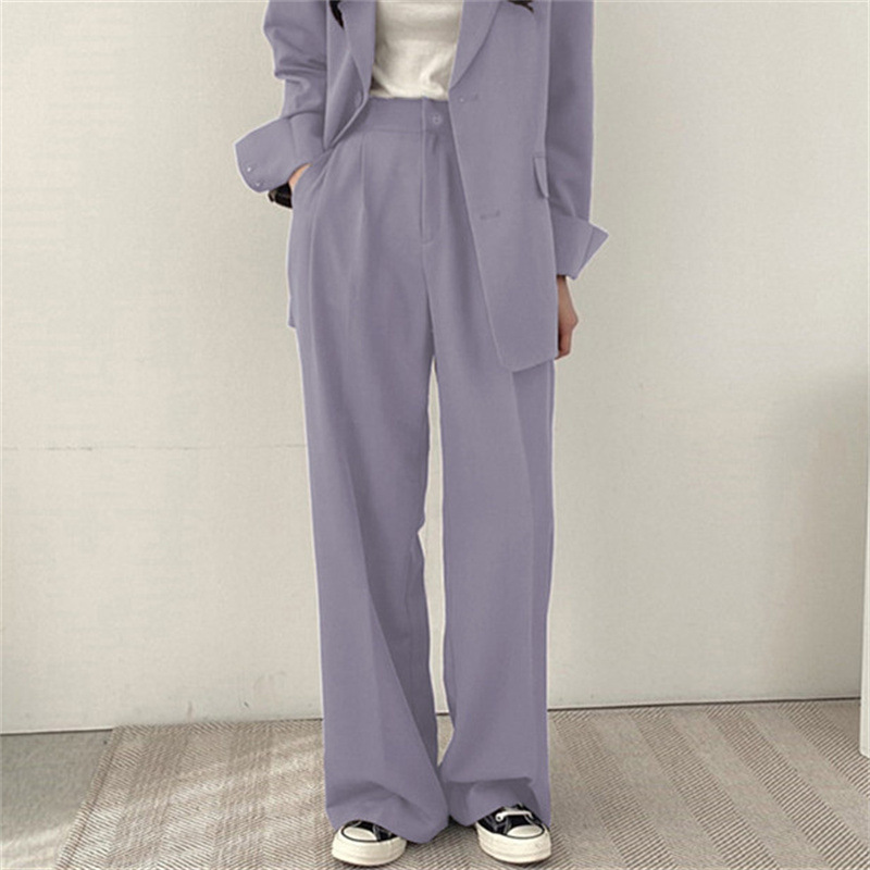 Black suit pants for women in Spring and Autumn 2025, new straight leg hanging feeling, oversized pants, small professional casual cigarette pipe pants Black suit pants for women in Spring and Autumn 2025, new straight leg hanging feeling, oversized pants, small professional casual cigarette pipe pants