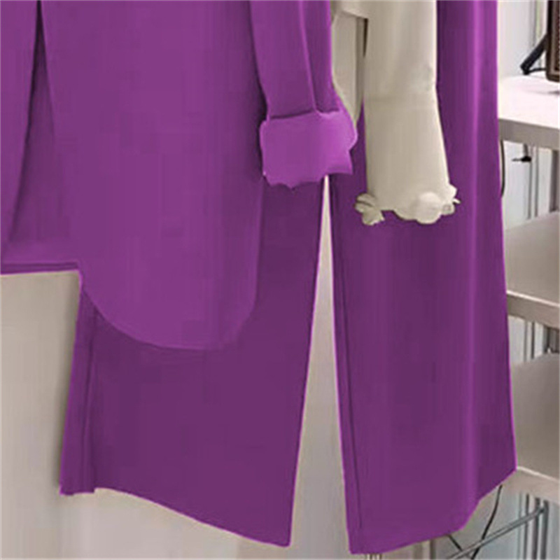 2025 Spring and Autumn plus size suit set, women's fat mm loose casual formal suit, wide leg pants two-piece set, small suit jacket 2025 Spring and Autumn plus size suit set, women's fat mm loose casual formal suit, wide leg pants two-piece set, small suit jacket