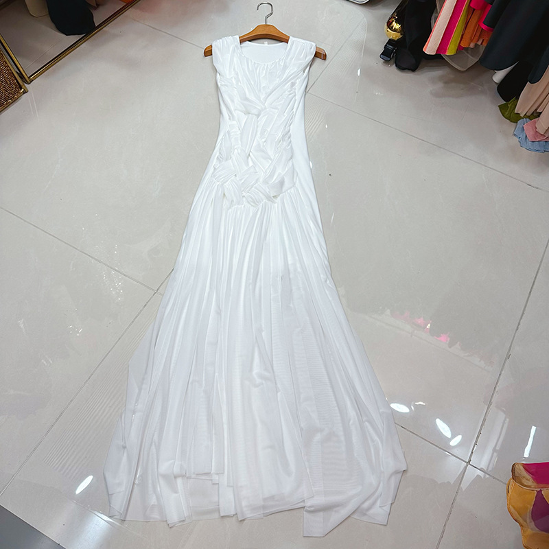 Thirteen line chocolate colored woven dress with new design sense, French retro yarn skirt, long skirt A1 # 8180 Thirteen line chocolate colored woven dress with new design sense, French retro yarn skirt, long skirt A1 # 8180