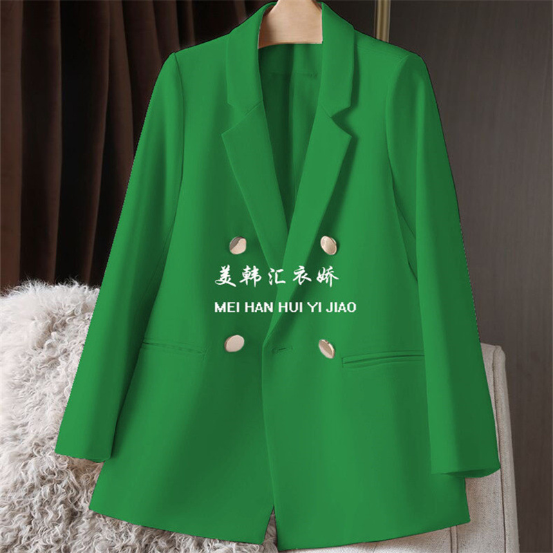 White suit jacket for women, Spring and Autumn 2025 new item, petite Spring and Autumn suit jacket, temperament Korean version casual women White suit jacket for women, Spring and Autumn 2025 new item, petite Spring and Autumn suit jacket, temperament Korean version casual women