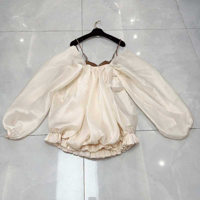 Thirteen Rows Summer New Bubble Age Reducing Pumpkin Strap Fake Two piece Dress Travel Photography Playful A2 # 8929 Thirteen Rows Summer New Bubble Age Reducing Pumpkin Strap Fake Two piece Dress Travel Photography Playful A2 # 8929