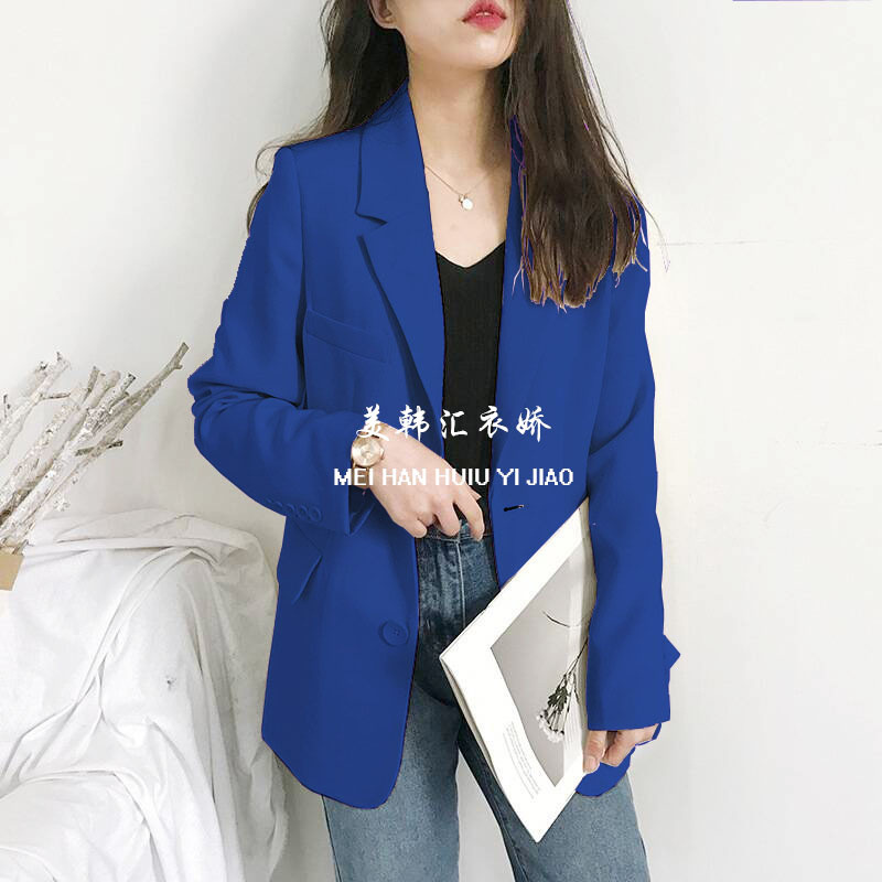 Women's new small suit jacket 2025 Korean version Spring and Autumn casual loose internet famous autumn suit top British trend Women's new small suit jacket 2025 Korean version Spring and Autumn casual loose internet famous autumn suit top British trend