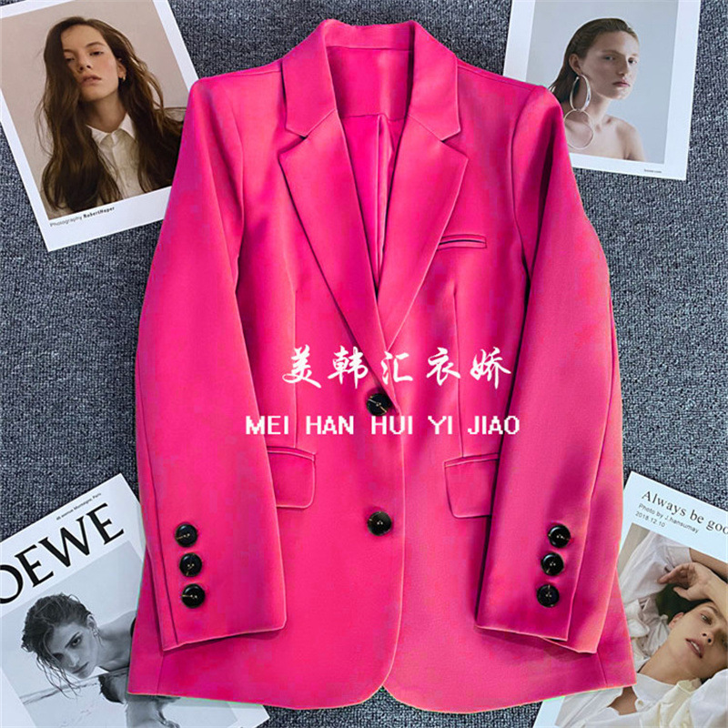 Off white suit jacket for women 2025 Spring and Autumn new style casual temperament Spring and Autumn explosive street small suit jacket for women Off white suit jacket for women 2025 Spring and Autumn new style casual temperament Spring and Autumn explosive street small suit jacket for women