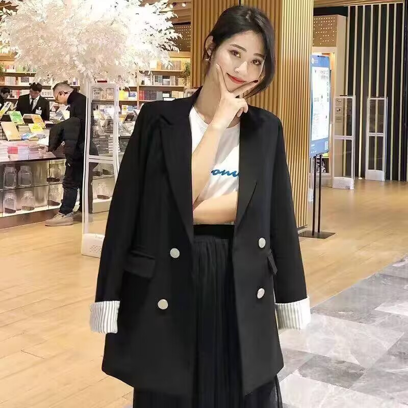 Short suit jacket for women, small stature, 2025 Spring and Autumn Jade Green Season new style, versatile student suit for trendy women Short suit jacket for women, small stature, 2025 Spring and Autumn Jade Green Season new style, versatile student suit for trendy women