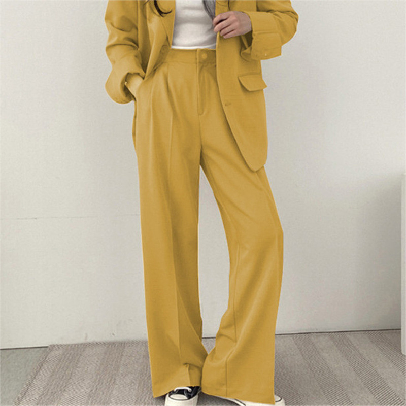 Black suit pants for women in Spring and Autumn 2025, new straight leg hanging feeling, oversized pants, small professional casual cigarette pipe pants Black suit pants for women in Spring and Autumn 2025, new straight leg hanging feeling, oversized pants, small professional casual cigarette pipe pants