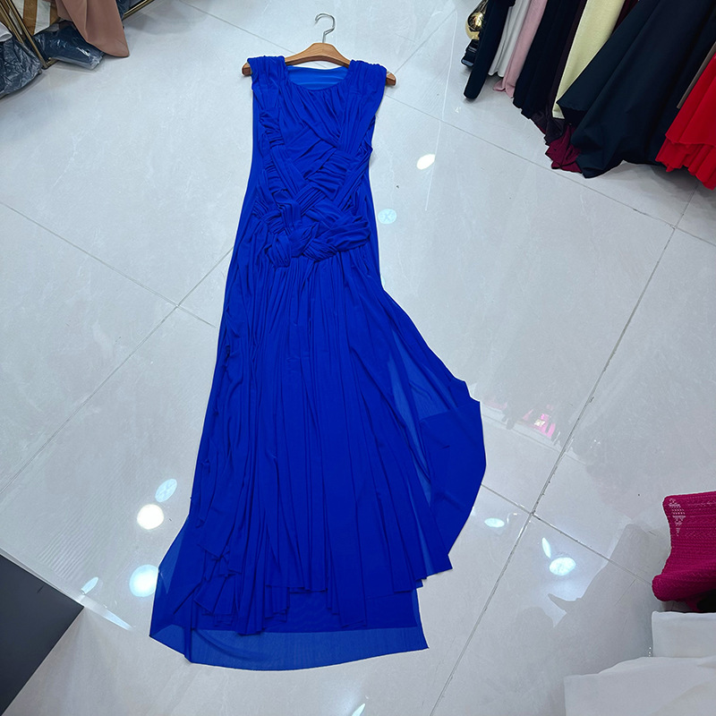 Thirteen line chocolate colored woven dress with new design sense, French retro yarn skirt, long skirt A1 # 8180 Thirteen line chocolate colored woven dress with new design sense, French retro yarn skirt, long skirt A1 # 8180