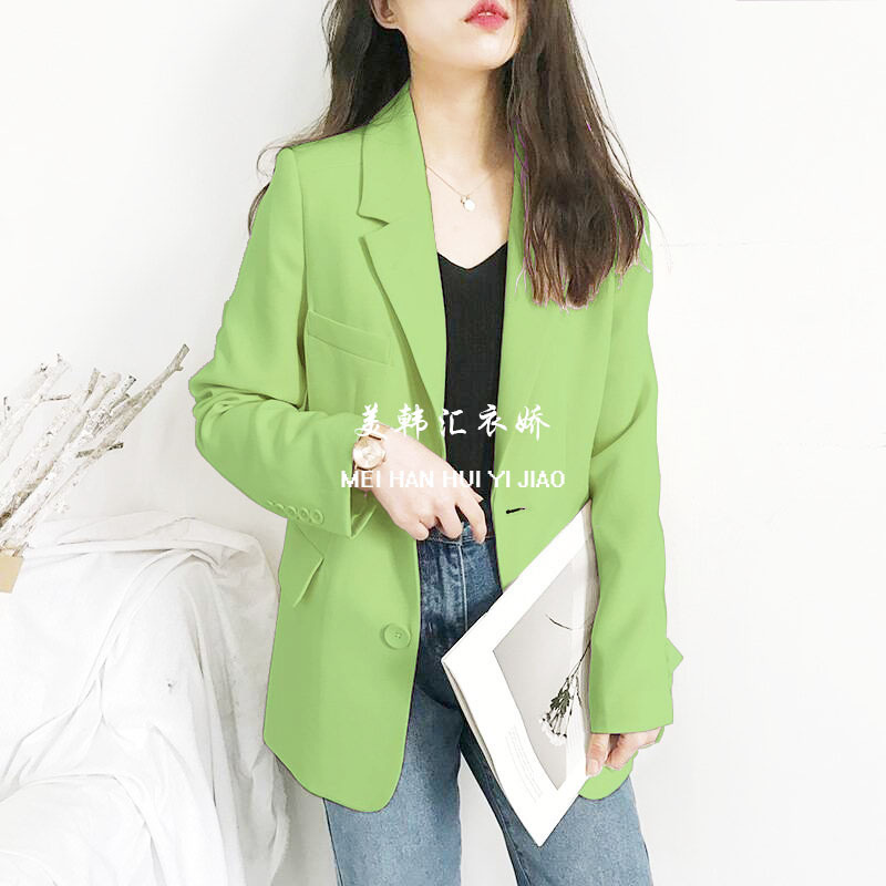 Women's new small suit jacket 2025 Korean version Spring and Autumn casual loose internet famous autumn suit top British trend Women's new small suit jacket 2025 Korean version Spring and Autumn casual loose internet famous autumn suit top British trend