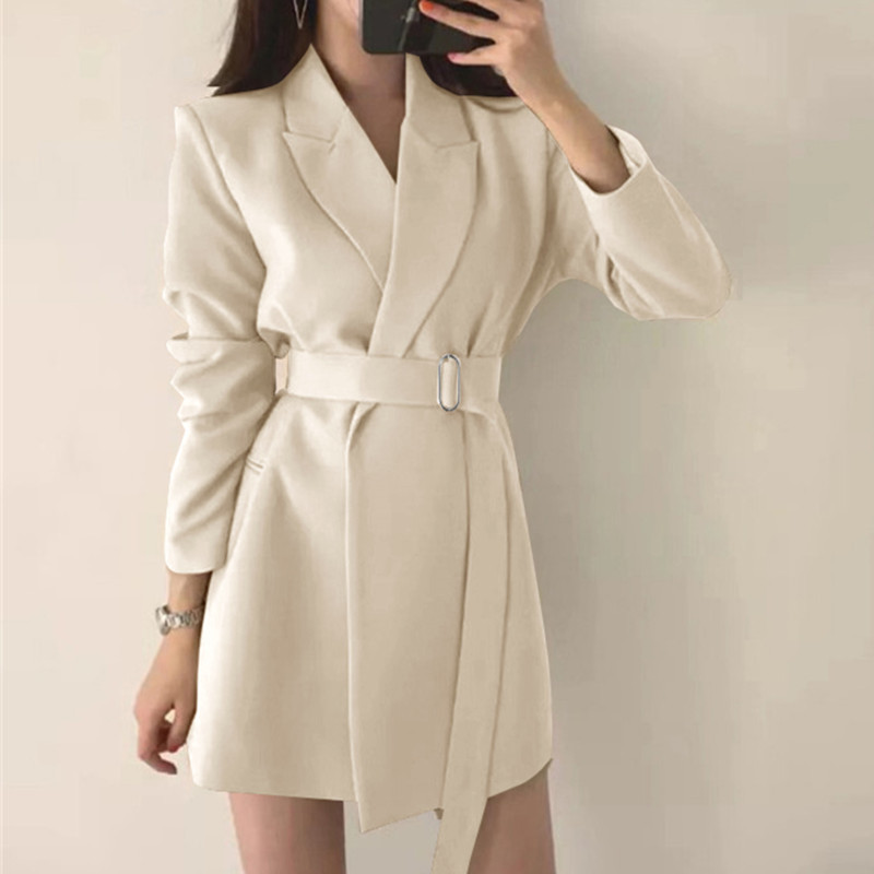 2025 New Korean Spring and Autumn Short White Suit Coat for Women, Medium to Long Small Suit Set, British Style for Women 2025 New Korean Spring and Autumn Short White Suit Coat for Women, Medium to Long Small Suit Set, British Style for Women