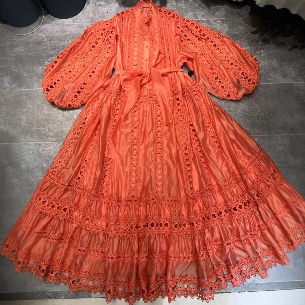 Thirteen Rows European and American Foreign Trade New Palace Style Heavy Industry Love Hollow Lace Spelling Dress A3 # 8208 Thirteen Rows European and American Foreign Trade New Palace Style Heavy Industry Love Hollow Lace Spelling Dress A3 # 8208