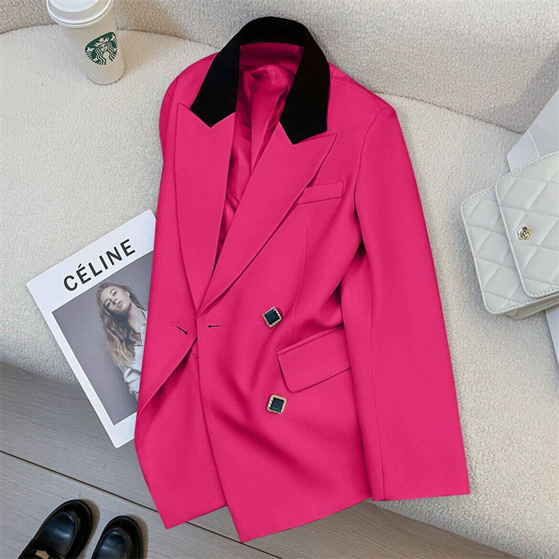 Spring suit jacket for women 2025 spring new Korean version design sense niche fashion temperament commuting small suit for women