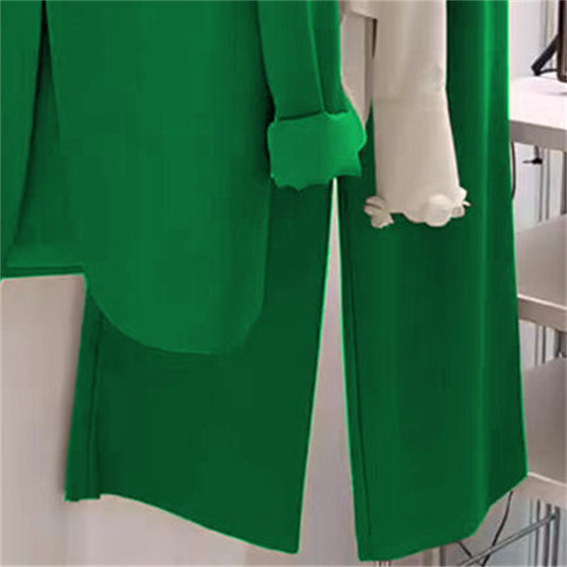 2025 Spring and Autumn plus size suit set, women's fat mm loose casual formal suit, wide leg pants two-piece set, small suit jacket 2025 Spring and Autumn plus size suit set, women's fat mm loose casual formal suit, wide leg pants two-piece set, small suit jacket