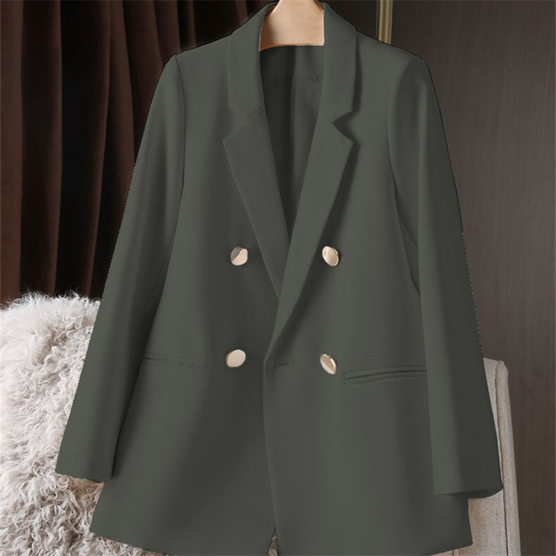 White suit jacket for women, Spring and Autumn 2025 new item, petite Spring and Autumn suit jacket, temperament Korean version casual women White suit jacket for women, Spring and Autumn 2025 new item, petite Spring and Autumn suit jacket, temperament Korean version casual women