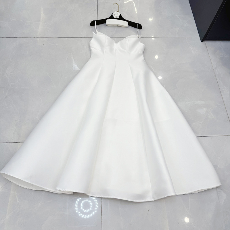 Thirteen line French velvet patchwork suspender with waist cinching and hanging feeling, big hem, small black dress, formal dress A3 # 6589 Thirteen line French velvet patchwork suspender with waist cinching and hanging feeling, big hem, small black dress, formal dress A3 # 6589