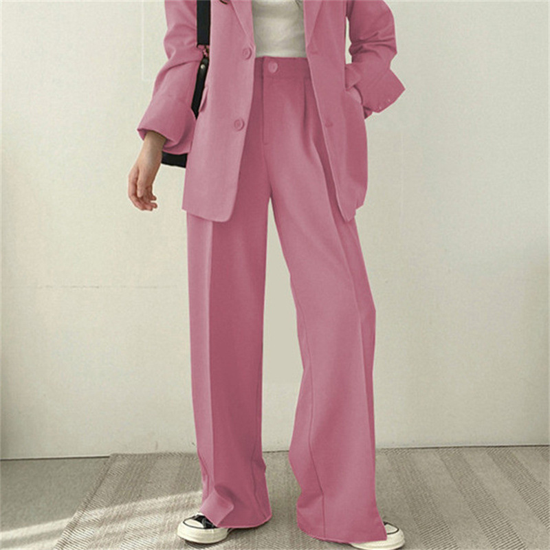 Black suit pants for women in Spring and Autumn 2025, new straight leg hanging feeling, oversized pants, small professional casual cigarette pipe pants Black suit pants for women in Spring and Autumn 2025, new straight leg hanging feeling, oversized pants, small professional casual cigarette pipe pants