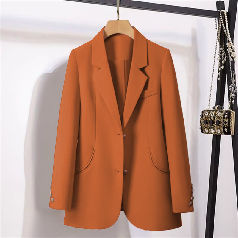Spring and Autumn suit jacket for petite women 2025 Spring and Autumn new Korean style temperament goddess style niche casual suit Spring and Autumn suit jacket for petite women 2025 Spring and Autumn new Korean style temperament goddess style niche casual suit