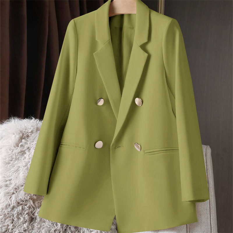 White suit jacket for women, Spring and Autumn 2025 new item, petite Spring and Autumn suit jacket, temperament Korean version casual women White suit jacket for women, Spring and Autumn 2025 new item, petite Spring and Autumn suit jacket, temperament Korean version casual women
