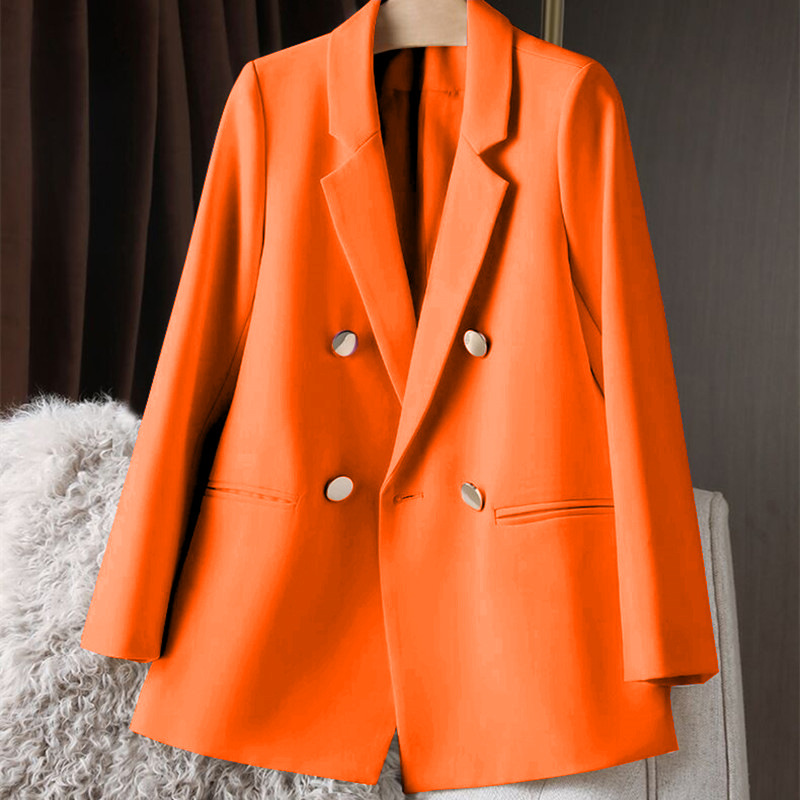 White suit jacket for women, Spring and Autumn 2025 new item, petite Spring and Autumn suit jacket, temperament Korean version casual women White suit jacket for women, Spring and Autumn 2025 new item, petite Spring and Autumn suit jacket, temperament Korean version casual women