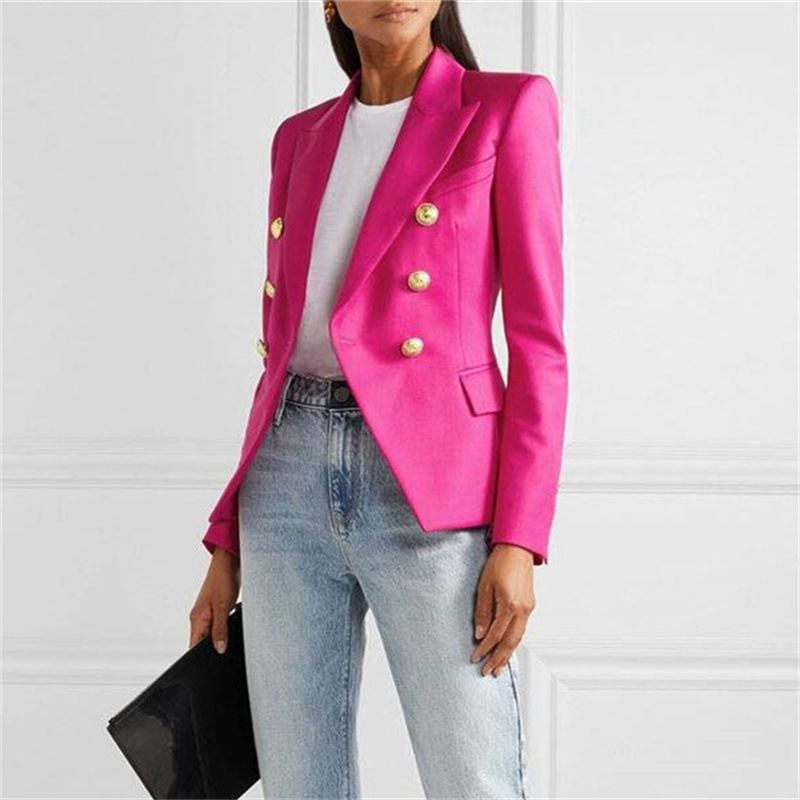 Spring and Autumn Hot Women's Clothing AliExpress Amazon Autumn and Winter New Collection Solid Color Fashion Casual Suit Short Coat for Women Spring and Autumn Hot Women's Clothing AliExpress Amazon Autumn and Winter New Collection Solid Color Fashion Casual Suit Short Coat for Women