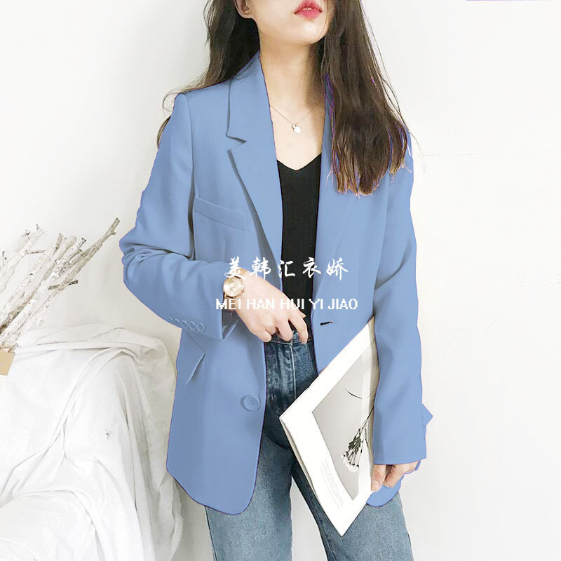 Women's new small suit jacket 2025 Korean version Spring and Autumn casual loose internet famous autumn suit top British trend Women's new small suit jacket 2025 Korean version Spring and Autumn casual loose internet famous autumn suit top British trend