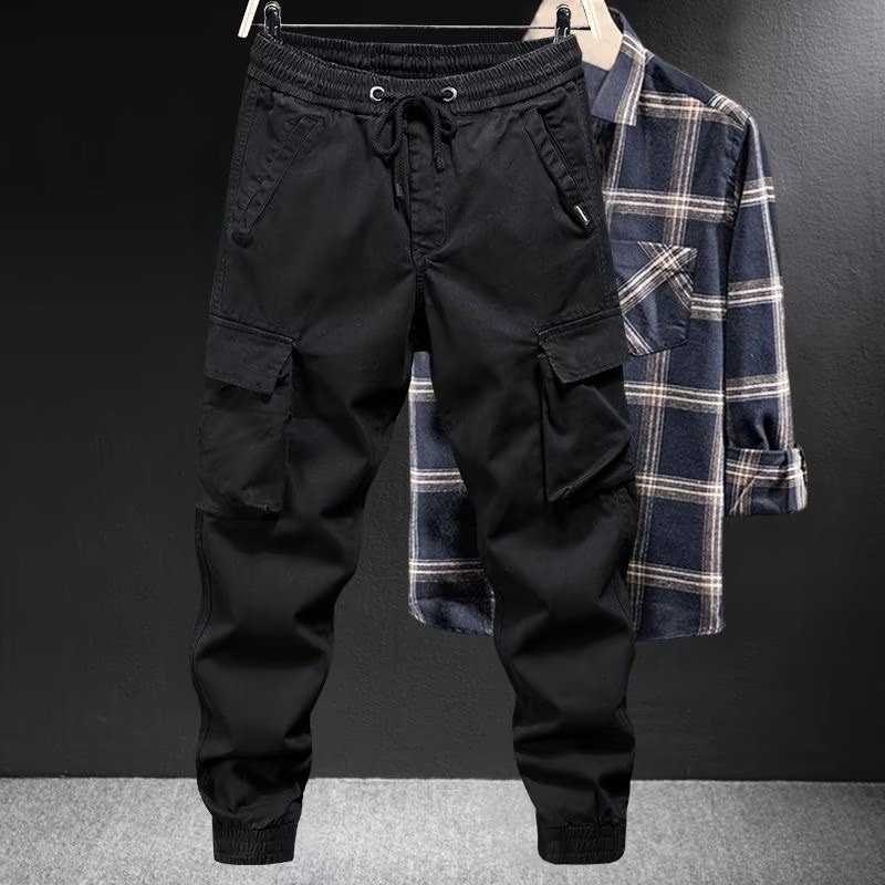 Elastic work pants for men in summer, thin ice silk loose oversized workwear, men's pants, construction site wear-resistant labor protection pants Elastic work pants for men in summer, thin ice silk loose oversized workwear, men's pants, construction site wear-resistant labor protection pants