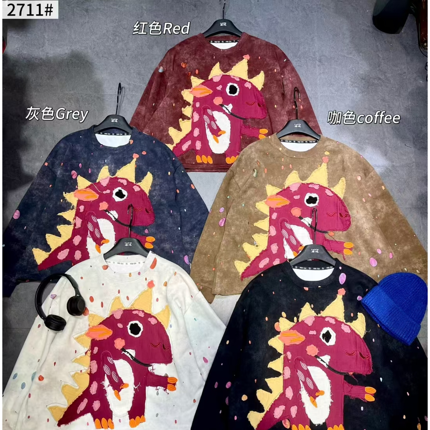 2024 Cross border New 3D Christmas Pattern Printed Autumn Round Neck Hoodie European and American Women's Cartoon Top