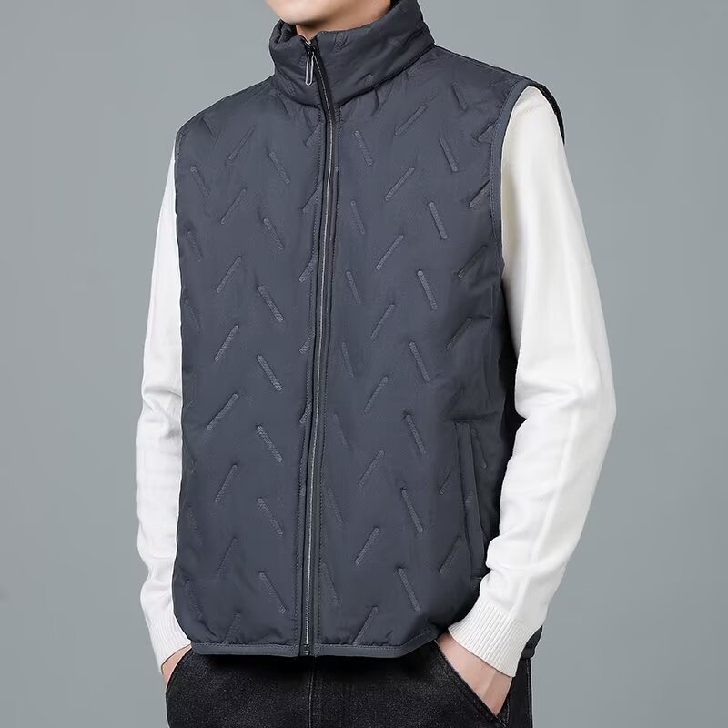 Clothing Graphene Vest Men's Autumn and Winter New Style Lamb Fleece Thickened Warm Sleeveless Camry Top