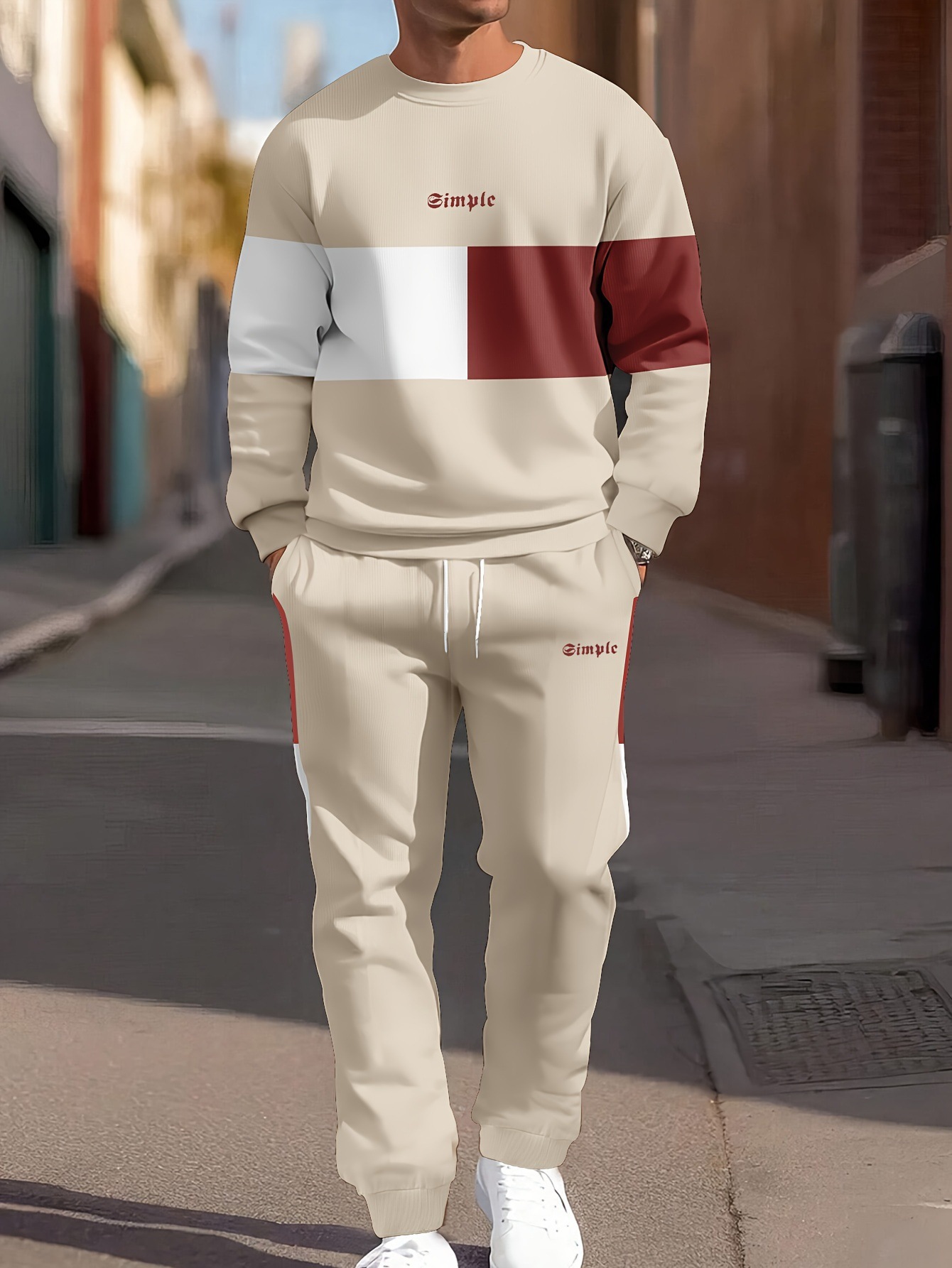 Cross border fashion 3D printed sports and leisure hoodie pants for men in autumn, round neck, simple letter printed Zhejiang style suit Cross border fashion 3D printed sports and leisure hoodie pants for men in autumn, round neck, simple letter printed Zhejiang style suit