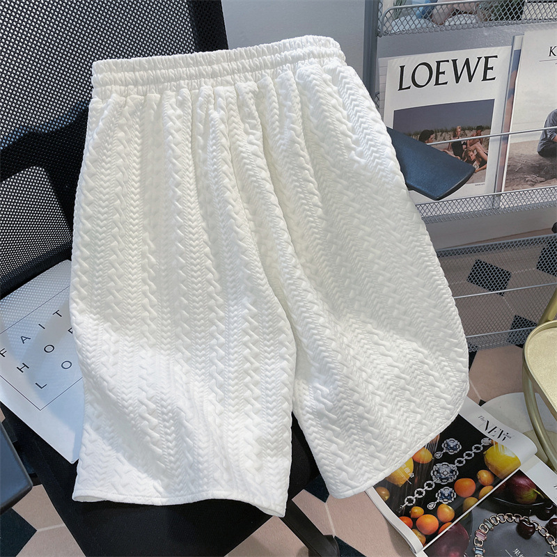 Design sense niche waffle suit polo shirt shorts women's summer loose Hong Kong style two-piece set short sleeved T-shirt top Design sense niche waffle suit polo shirt shorts women's summer loose Hong Kong style two-piece set short sleeved T-shirt top