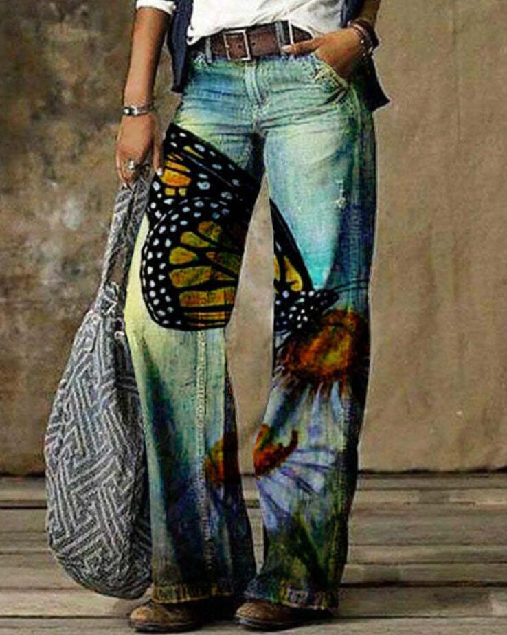 2025 New Cross border Amazon eBay Europe and America Foreign Trade Large Size Women's Jeans Wide Leg Pants Fashion Pants 2025 New Cross border Amazon eBay Europe and America Foreign Trade Large Size Women's Jeans Wide Leg Pants Fashion Pants