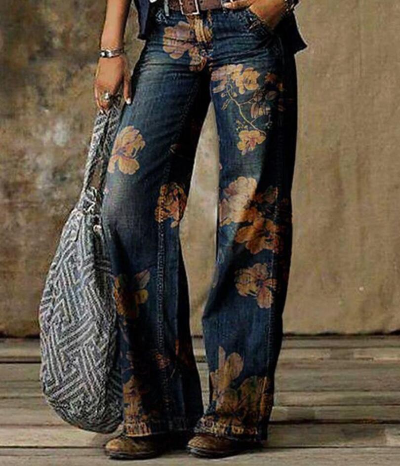2025 New Cross border Amazon eBay Europe and America Foreign Trade Large Size Women's Jeans Wide Leg Pants Fashion Pants 2025 New Cross border Amazon eBay Europe and America Foreign Trade Large Size Women's Jeans Wide Leg Pants Fashion Pants