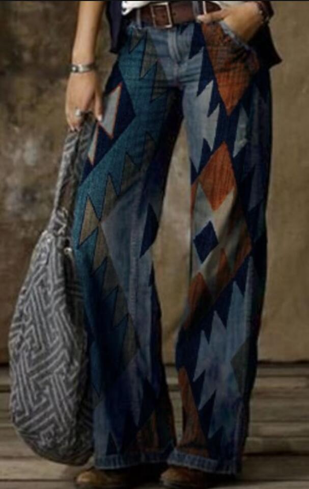 2025 New Cross border Amazon eBay Europe and America Foreign Trade Large Size Women's Jeans Wide Leg Pants Fashion Pants 2025 New Cross border Amazon eBay Europe and America Foreign Trade Large Size Women's Jeans Wide Leg Pants Fashion Pants