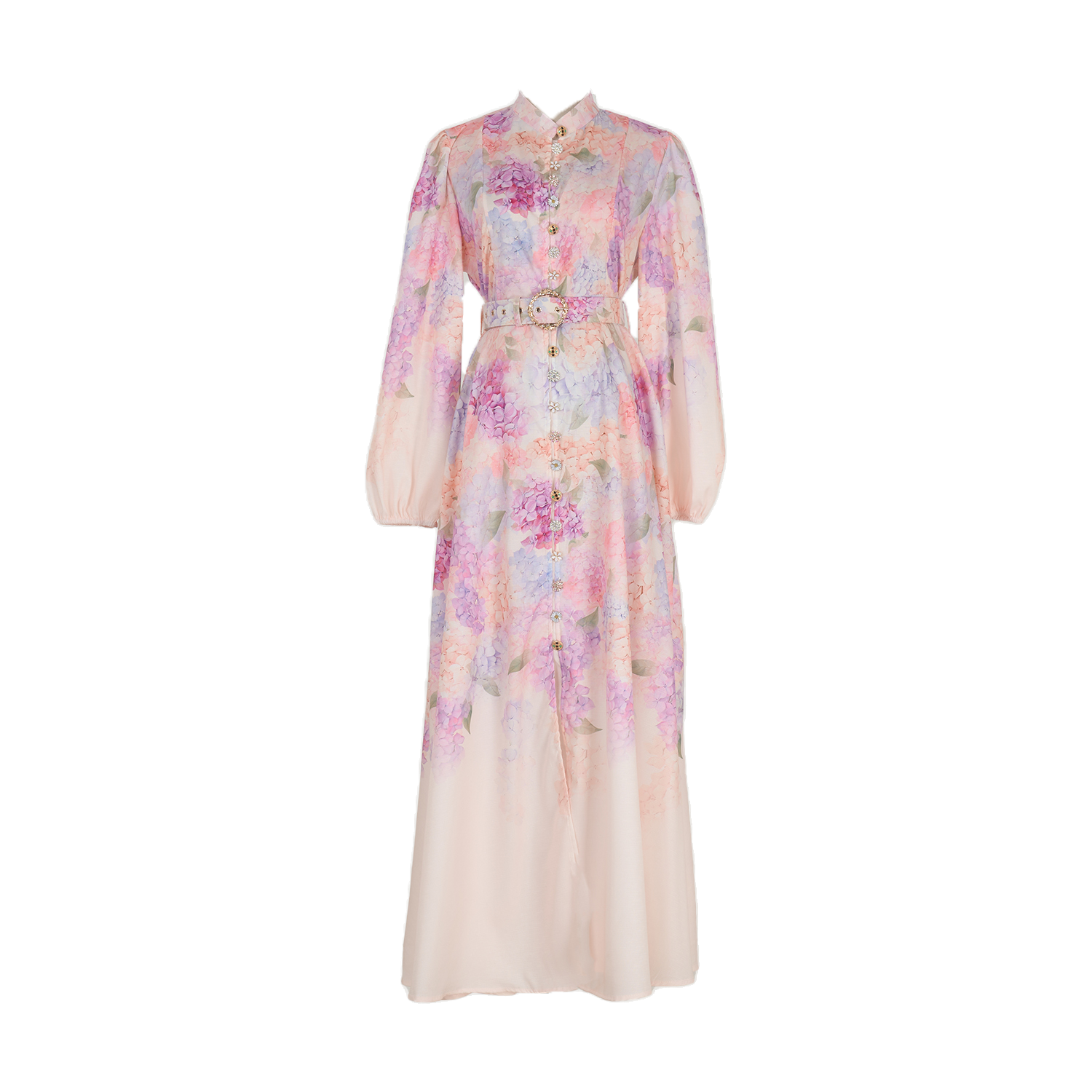 Real shot casual retro print exquisite single breasted stand up collar A-list dress ultra long skirt+belt 14 colors Real shot casual retro print exquisite single breasted stand up collar A-list dress ultra long skirt+belt 14 colors