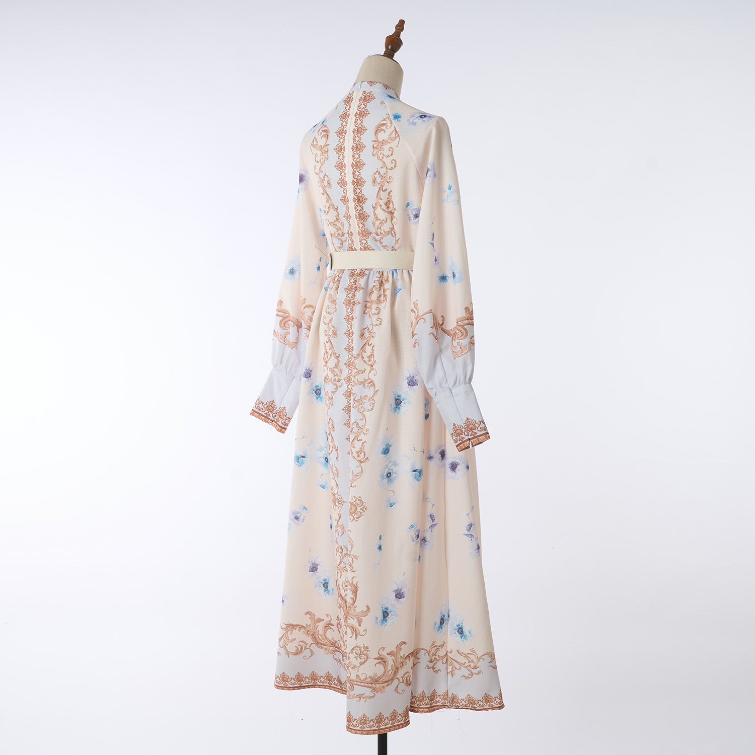 Real shot of Australian niche 2025 new off shoulder exquisite printed suspender V-neck high waisted fairy dress Real shot of Australian niche 2025 new off shoulder exquisite printed suspender V-neck high waisted fairy dress