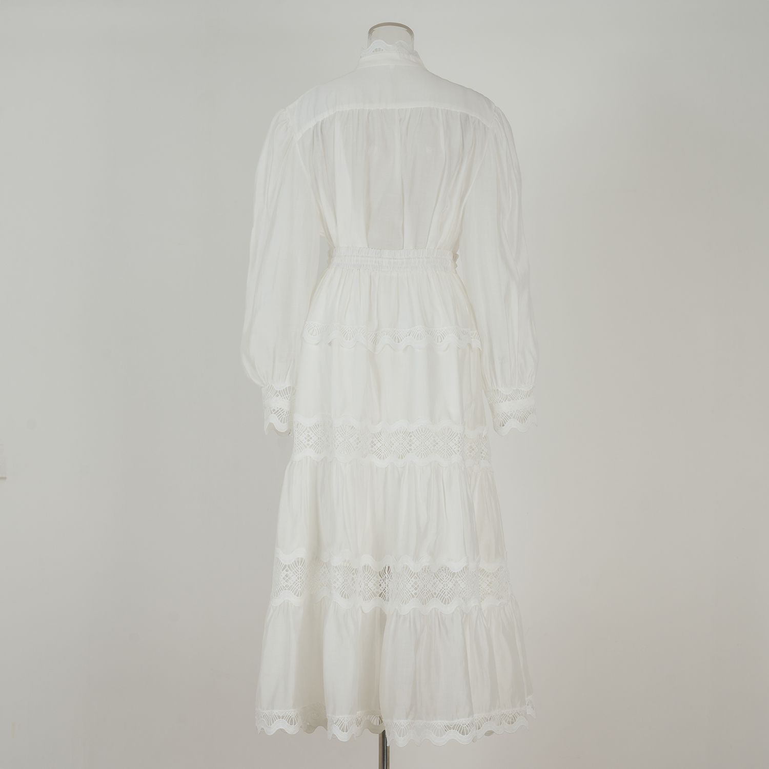 Real time shooting of European, American, British style fake suit dress, heavy-duty solid color lace loose large swing formal dress Real time shooting of European, American, British style fake suit dress, heavy-duty solid color lace loose large swing formal dress